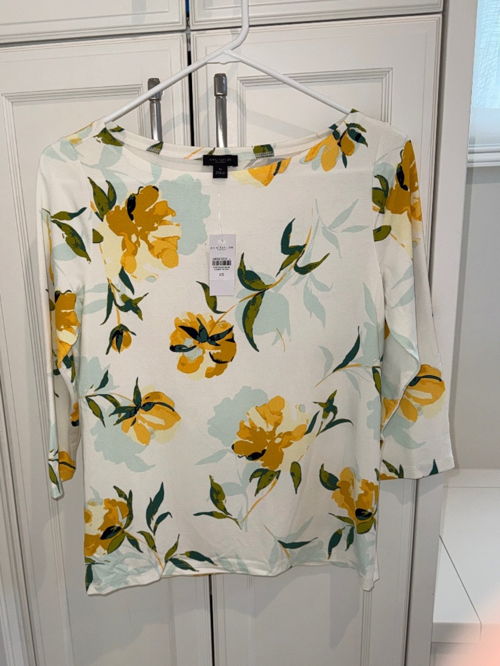 Floral Boatneck Top - NEW!!